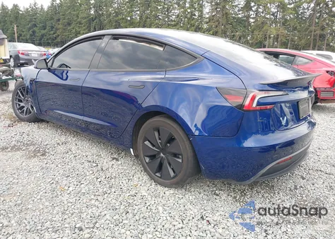 2024 Tesla Model 3 Long Range Dual Motor All-Wheel Drive из США, поврежденный, VIN 5YJ3E1EBXRF807252